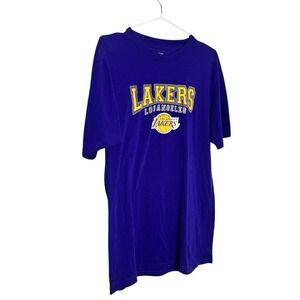 Concepts Sport Los Angeles Lakers T-Shirt Mens Medium Purple Graphic Tee NBA